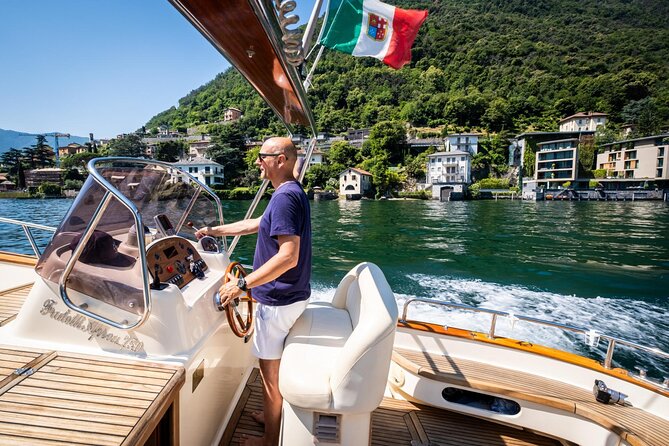 2H Private Cruise on a beautiful wooden speedboat on Lake Como - Key points to know before you book