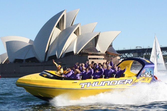 30-Minute Sydney Harbour Jet Boat Ride on Thunder Twist - Arriving at Jetty 1 at Circular Quay