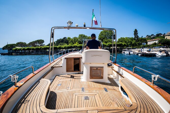 3H Private Cruise on a beautiful wooden speedboat on Lake Como - Nesso, Torno, and the return to Como
