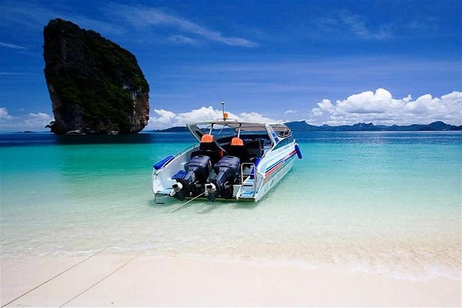 4 Islands By Speed Boat from Krabi - Tup Island and the Tale Wek sandbar setting