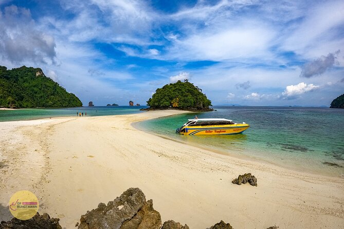4 Islands Day Tour by Speed Boat from Ao Nang, Krabi - Chicken Island and its famous rock profile