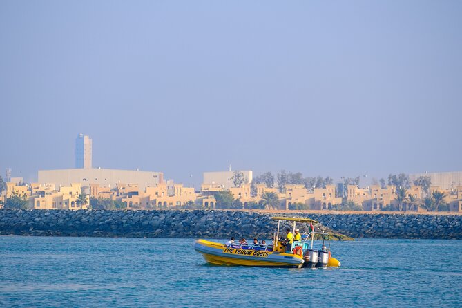 45 Minutes Ras Al Khaimah Sightseeing Speed Boat Tour - Al Marjan Island and a coastline still taking shape