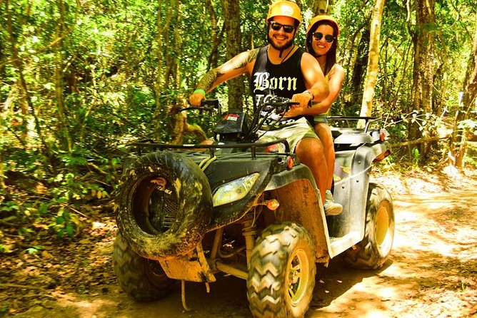 5-in-1 Adventure in Cancun: ATVs, Ziplines, Speed Boat, Snorkel and Cenote Swim - Puerto Morelos: speed boats and reef snorkeling