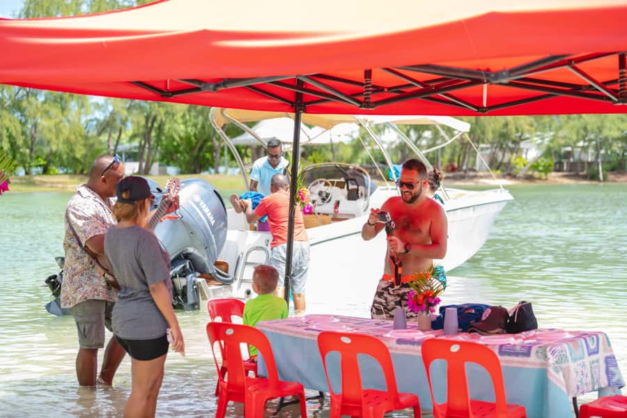 5 Islands Speedboat Cruise, Snorkeling + Lunch & Open Bar - Setting out from Trou dEau Douce at 8:30