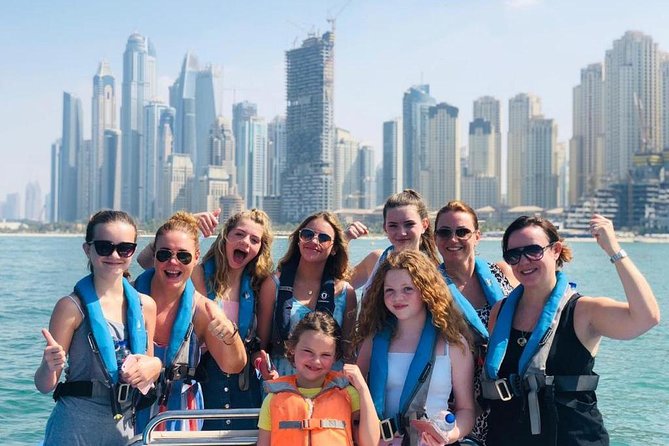 90 Minutes Speedboat Tour Dubai Marina, Burj Al Arab and Atlantis - Ain Dubai and Bluewaters Island