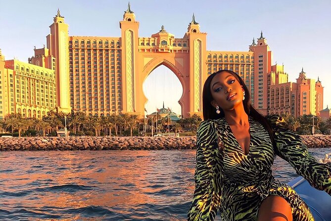 90 Minutes Speedboat Tour Dubai Marina, Burj Al Arab and Atlantis - Burj Al Arab from the Persian Gulf