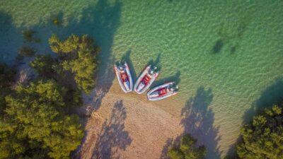 Yas Island Self-Driving Guided Speedboat Tour