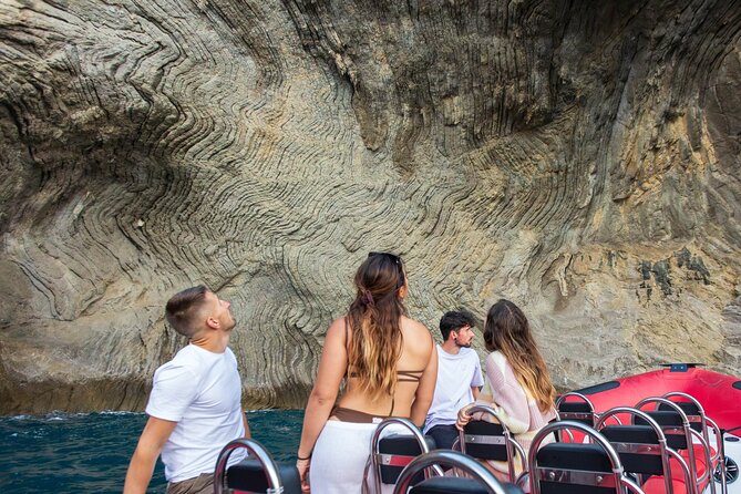 Alcudia: 3-hour Speedboat Adventure with Snorkel - A slow pass by Aucadana Beach