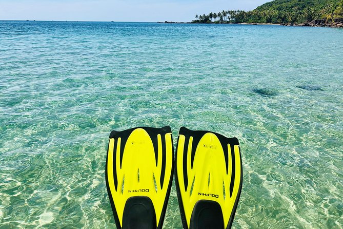 Amazing private snorkeling tour in An Thoi islands by speed boat - May Rut Island for beach time and lunch