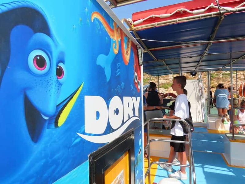 An Aegean Sea Adventure on Glass-Bottom Speedboat Dory! - Pserimos and the 80-minute island stop