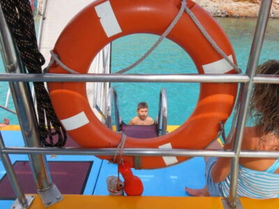 An Aegean Sea Adventure on Glass-Bottom Speedboat Dory!