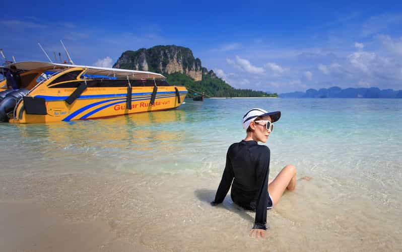 Ao Nang: 4 Islands Day Tour by Speedboat or Longtail Boat - Key points at a glance
