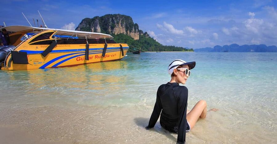 Ao Nang: 4 Islands Day Tour by Speedboat or Longtail Boat - Four islands, one useful half-day plan