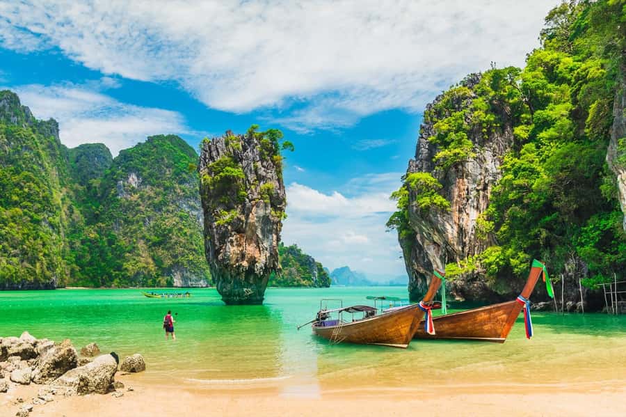 Ao Nang: James Bond & Hong Islands w/Canoeing by Speed Boat - Morning pickup from Ao Nang, Krabi, or Railay