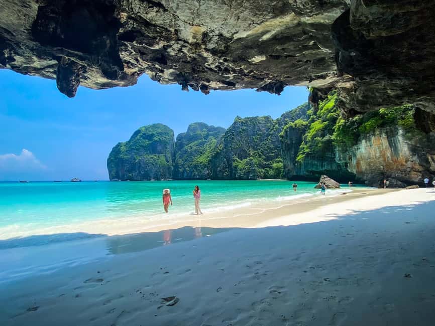Ao Nang: Phi Phi Islands Speedboat or Catamaran Tour One day - Bamboo Island: an early chance to swim