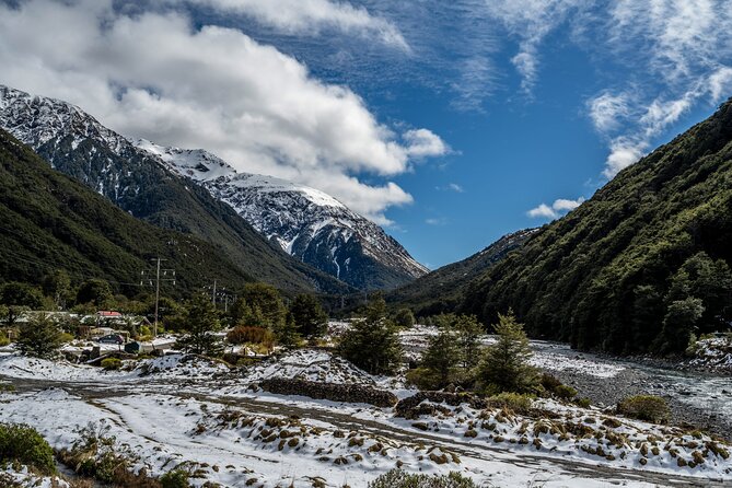 Arthur’s Pass Tour From Christchurch With Jet Boat & TranzAlpine - Lake Pearson and the approach to the pass