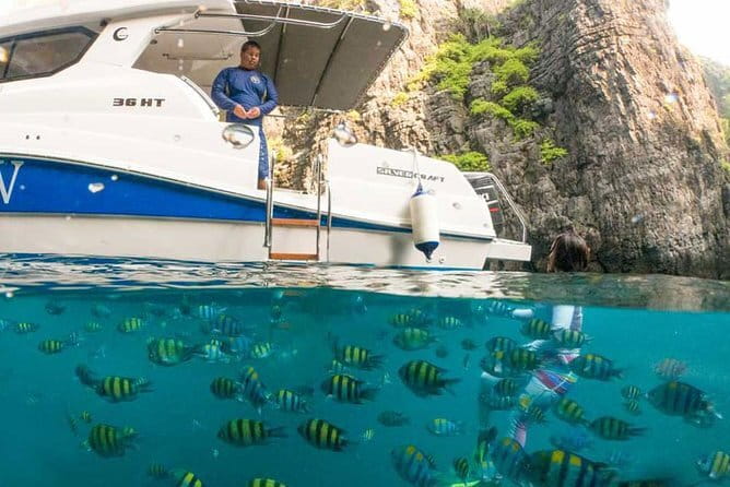 Beat the Crowds: Earlybird Phi Phi Islands by Speedboat - The real value of $144.68