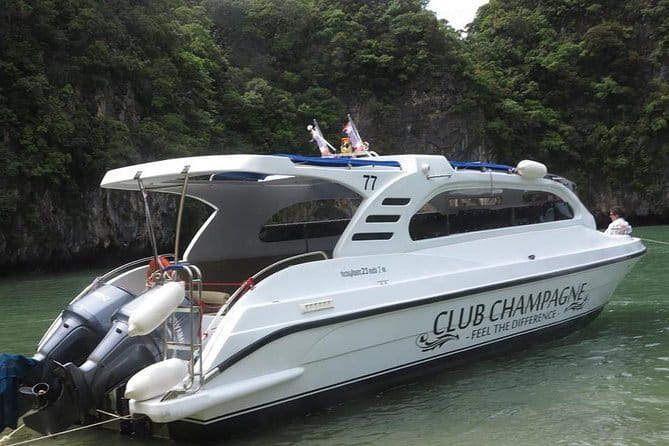 Beat the Crowds: Earlybird Phi Phi Islands by Speedboat - Speedboat comfort and group size