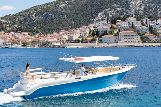 Blue and Green Cave Speedboat Excursion from Hvar Town - Budikovac Island’s shifting turquoise water