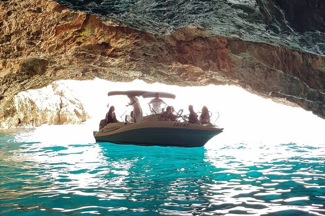 Blue Cave 3 hours GROUP tour with modern speedboat - The Blue Cave: beautiful, crowded, and weather dependent