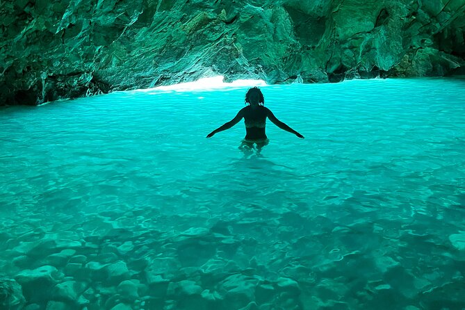 Blue Cave & Grama Bay Full Day Guided Boat Tour - Two hours at the Bay of Grama