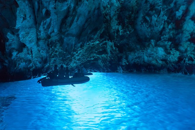 Blue cave & Hvar, 5 islands speed boat tour with unique boats from Split - Budikovac’s turquoise water and longer swim