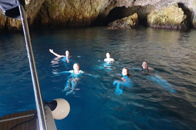 Blue Cave, Lady of Rocks , Perast and Mamula Speedboattour MW - Submarine tunnels and Montenegro’s military past