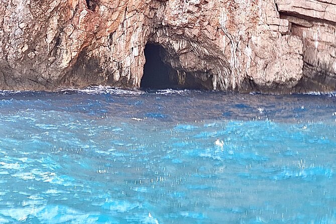 Blue Cave, Lady of Rocks , Perast and Mamula Speedboattour MW - Perast from the bay, not from the street
