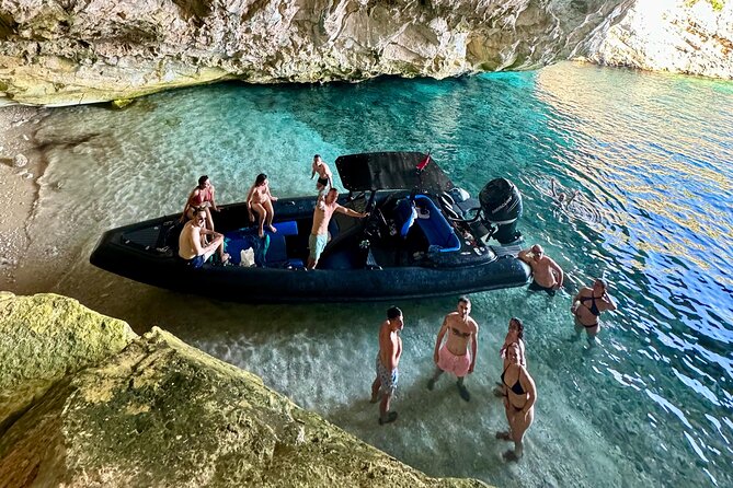 Blue Gem Cave and Grama Bay Speedboat Tour from Vlore - Blue Cave, the day’s most memorable color