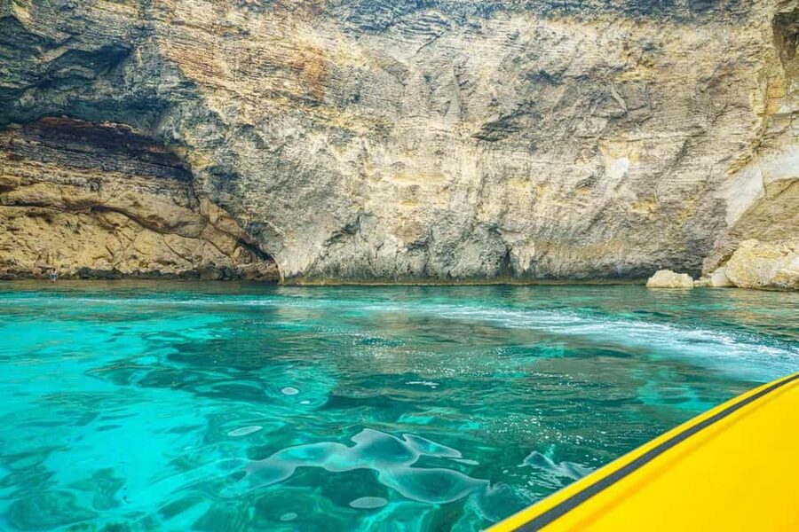 Blue Lagoon: Comino & Crystal Lagoon Private Speedboat Malta - The four-hour charter adds Santa Marija Bay