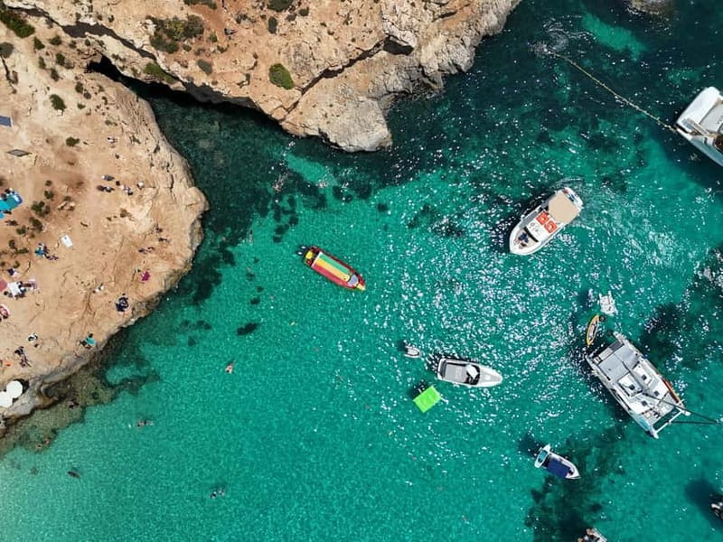 Blue Lagoon:Malta Crystal Lagoon, Comino,Private Speedboat - Blue Lagoon: famous, bright, and often busy