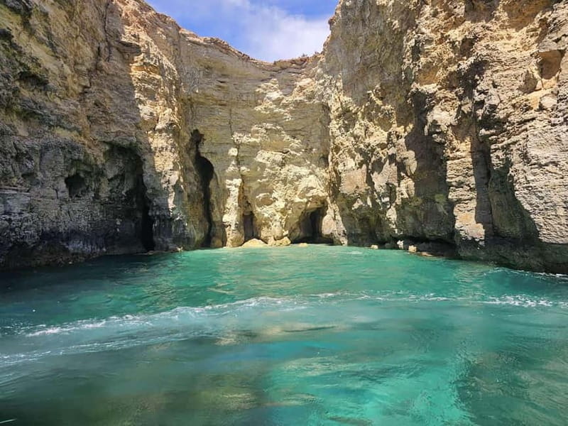 Blue Lagoon:Malta Crystal Lagoon, Comino,Private Speedboat - Coastal views and short sightseeing passages