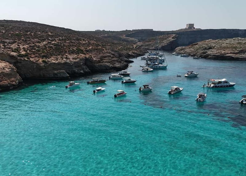 Blue Lagoon:Malta Crystal Lagoon, Comino,Private Speedboat - What is included on the private boat