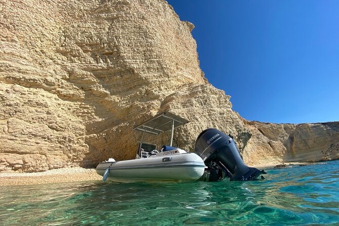 Blue Lagoon RIB Boat Tour Paros - Mastichari and the white rocks of Antiparos
