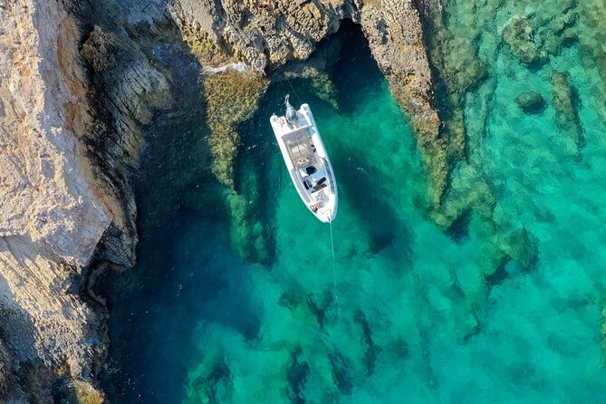 Blue Lagoon RIB Boat Tour Paros - San Georgio and Despotiko at the end of the route
