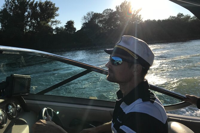 Bratislava by speedboat 1 Hour - Crossing into Austria toward Hainburg