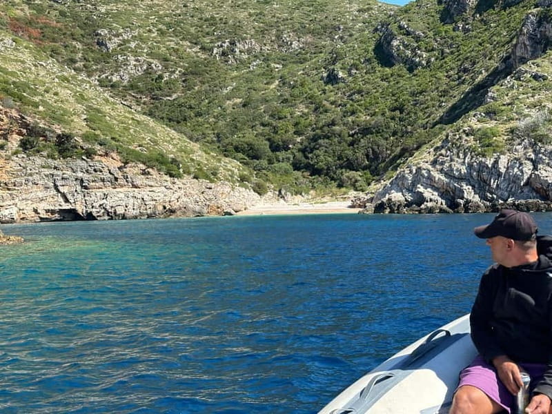 Bristan Bay Speedboat Tour Vlore - Three Little Beaches and Zhanpovel Beach