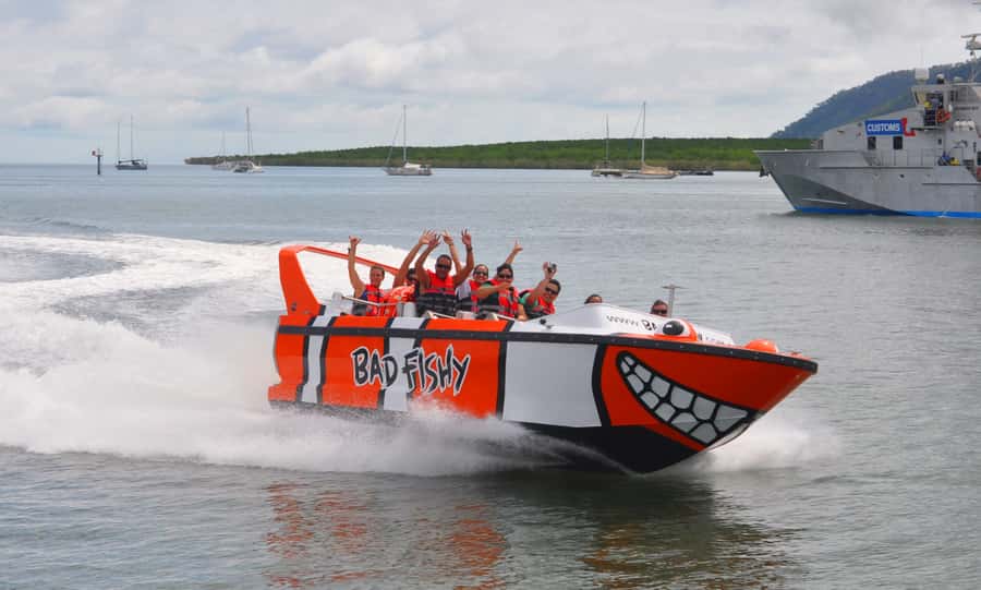 Cairns: 35-Minute Jet Boating Ride - Trinity Inlet beyond the city streets