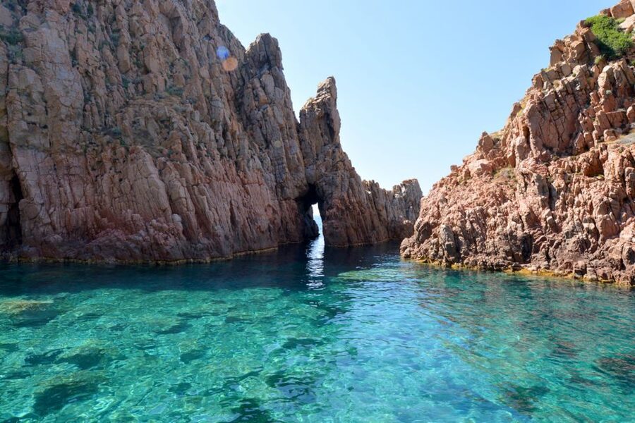 Cargèse:Scandola/Piana/Stop in Girolata Half-Day on RIB boat - Omigna Tower and the first views west