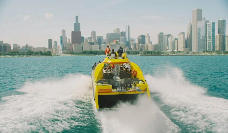 City Cruises Chicago: Seadog Lakefront Speedboat Ride - The skyline, Willis Tower, and the Magnificent Mile