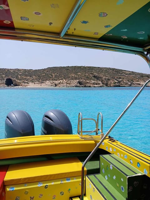 Comino:Crystal & Blue Lagoon,Caves, Private Speedboat Malta - Cominotto Reef and the ride to Crystal Lagoon