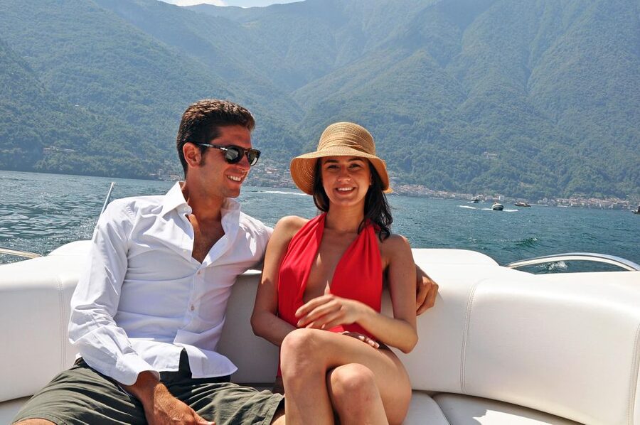 Como: Lake Como Private Modern Speedboat Tour with Prosecco - Leaving Como by private speedboat