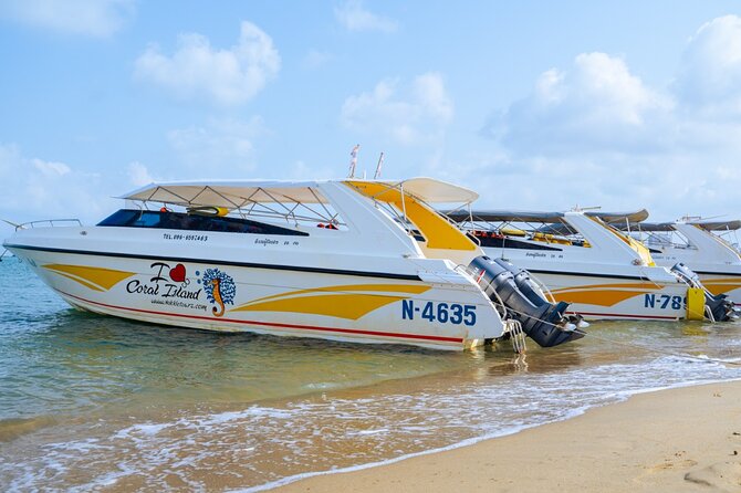 Coral Island Speedboat Tour from Pattaya Only for Indian Tourists - Starting at Bali Hai Pier in Pattaya
