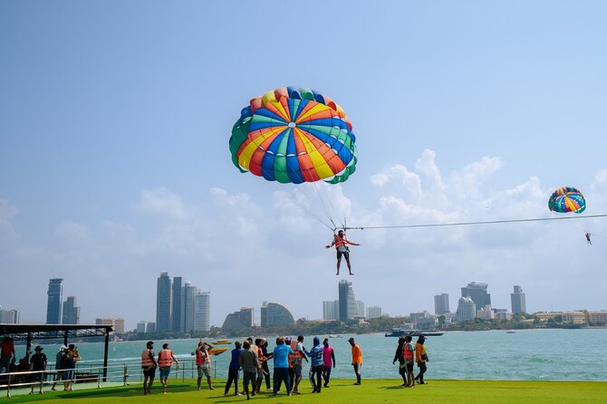 Coral Island Speedboat Tour from Pattaya Only for Indian Tourists - Parasailing from the offshore platform