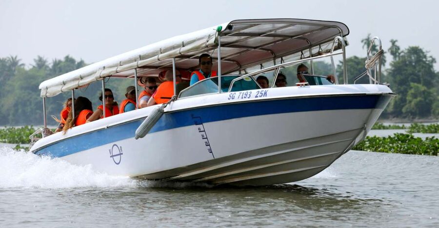 Cu Chi Tunnels Luxury Speed Boat Half Day Tour - The Saigon River ride