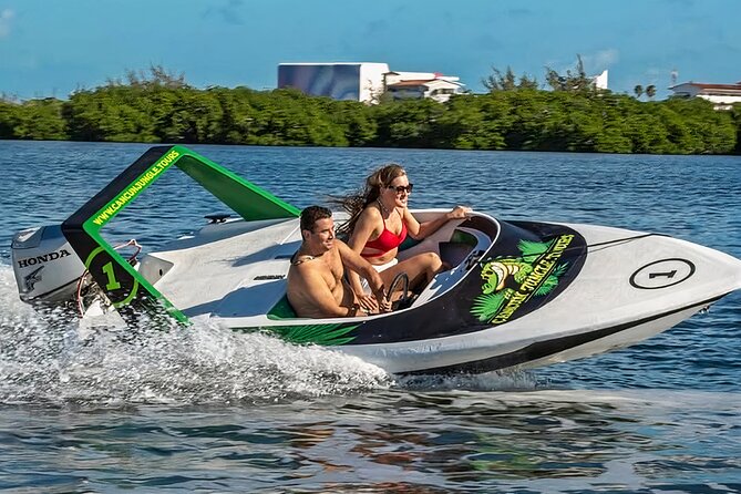 Drive an Speedboat at full speed at Cancun's Lagoon & Snorkeling - Key points at a glance