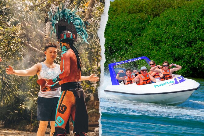 Drive an Speedboat + Mayan Ritual + Food Tasting and More! - The Mayan Path comes first