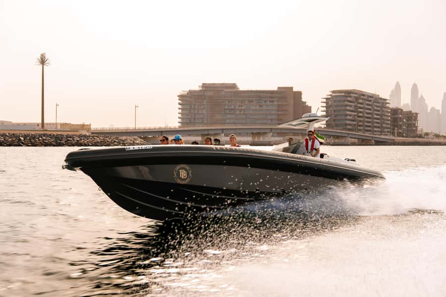 Dubai: 100-Min Speed Boat Tour, Atlantis & Burj Al Arab View - What the boat feels like onboard