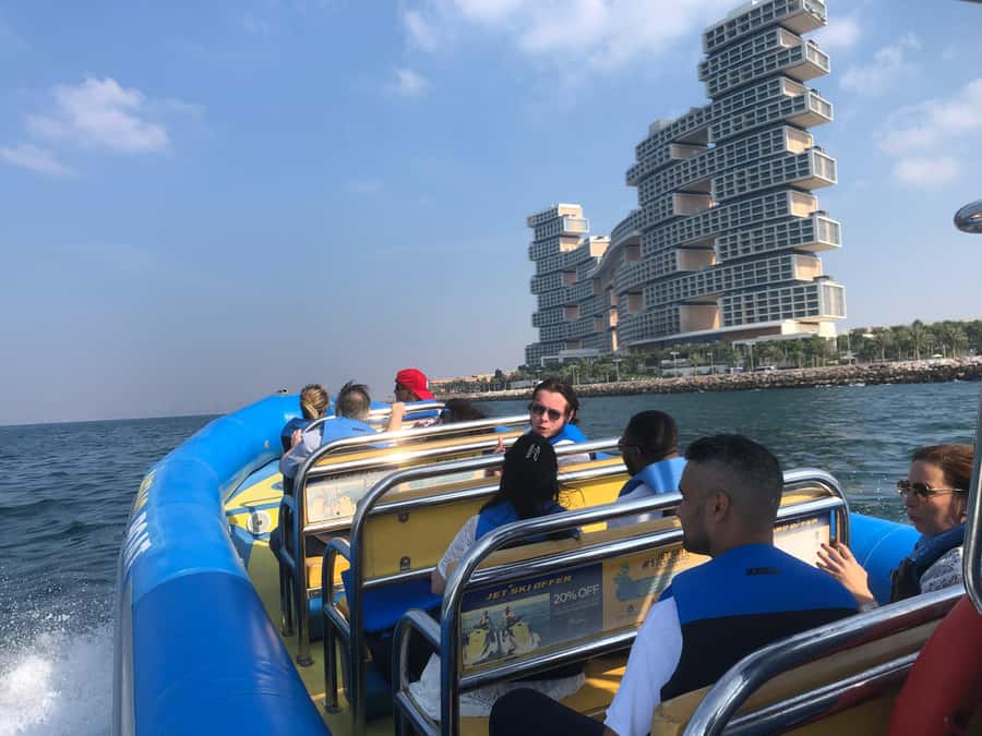 Dubai: Guided Speedboat Tour with City Sights & Ice Cream. - Starting at Fishing Harbor Marina near Burj Al Arab