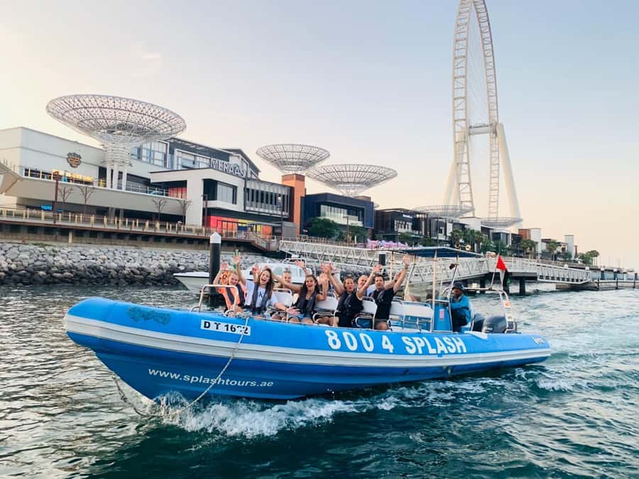 Dubai Marina : 1.5-Hour Atlantis Sightseeing Speedboat Tour - Dubai Marina: towers, yachts, and the first change of pace